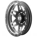 XD Series Machete Rear Dually Wheels Gray/Black [XD130 Wheels]