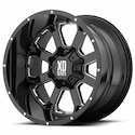 XD Series Buck 25 Wheels Black/Milled [XD825 Wheels]