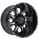 Gear Alloy 742BM Kickstand Wheels Gloss Black/Milled