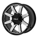 Helo HE909 Gloss Black/Machined Wheels