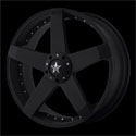KMC Rockstar Car Wheels Matte Black [KM775 Wheels]