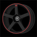 Motegi Racing MR116 Wheels Matte Black/Red