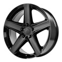 OE Creations 129 Gloss Black Wheels