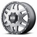 XD Series Machete Front Dually Wheels Gray/Black [XD130 Wheels]