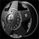 XD Series Rockstar Dually Wheels Matte Black Front [XD775 Wheels]