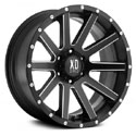 XD Series Heist Wheels Satin Black/Milled [XD818 Wheels]