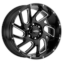 Ultra 221BM Carnage Wheels Gloss Black/Milled