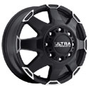 Ultra 025SB Phantom Dually Satin Black Front Wheels